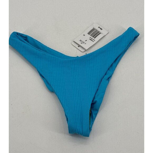 LSpace Womens Cabana Bikini Bottom Bitsy Cut Small Blue New - Picture 2 of 6